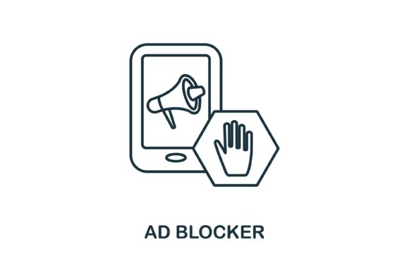 Ad Blocker Icon Graphics and Icons