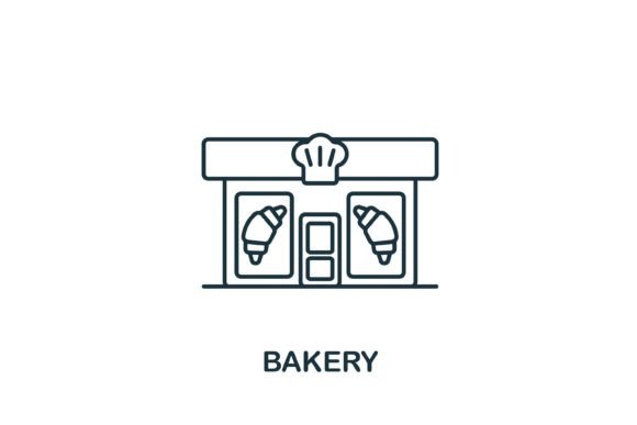 Bakery Icon: Graphics for Local Business Branding