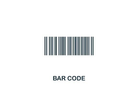 Bar Code Icon: Graphics and Icons for Digital Publishing