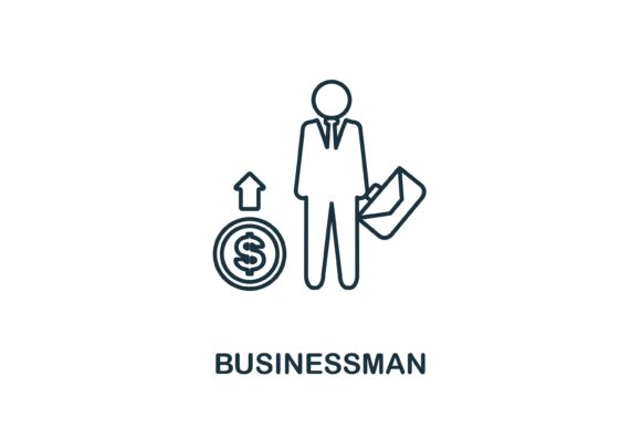 Businessman Icon: Graphics and Icons for Professional Design