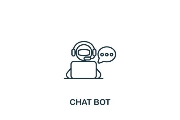 Chat Bot Icon: Graphics and Icons for Modern Design