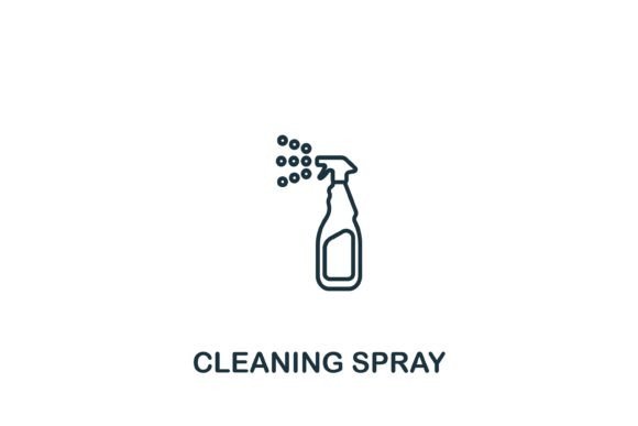Cleaning Spray Icon: Graphics and Icons for Real Publishing