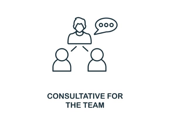Consultative for the Team Icon Graphics and Icons