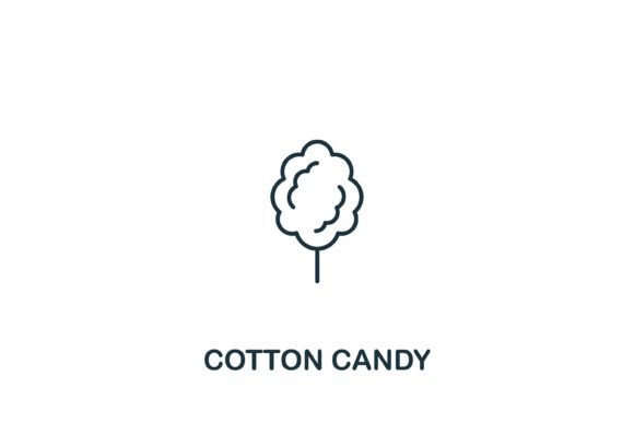 Cotton Candy Icon: Graphics and Icons for Creative Design