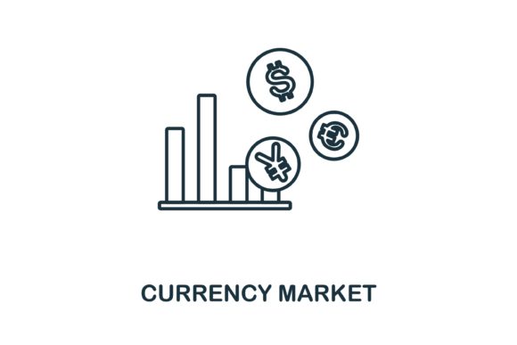 Currency Market Icon Graphics