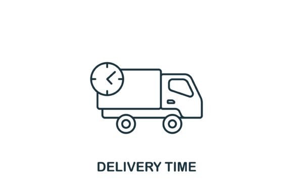 Delivery Time Icon Graphics and Icons