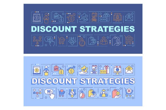 Discount Word Concepts Banner Set