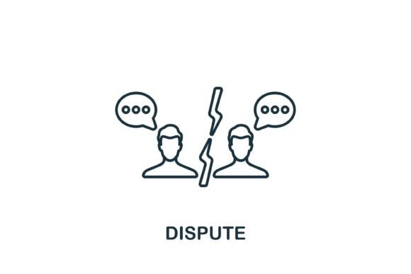Dispute Icon: Graphics and Icons for Editorial Design