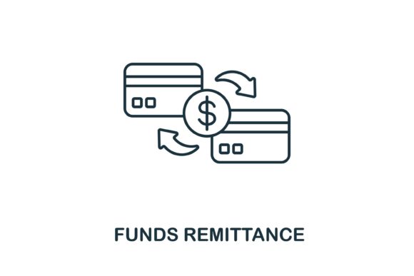 Funds Remittance Icon: Graphics and Icons for Real Projects
