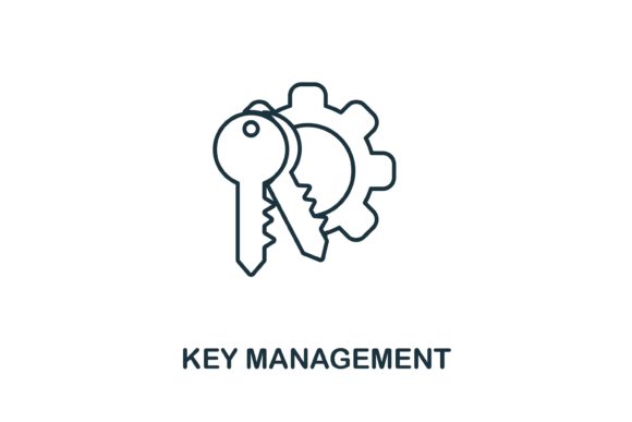 Key Management Icon: Graphics and Icons for Editorial Design