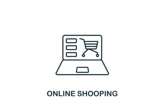 Online Shooping Icon Graphics and Icons