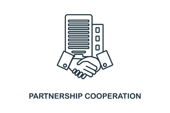 Partnership Cooperation Icon Review