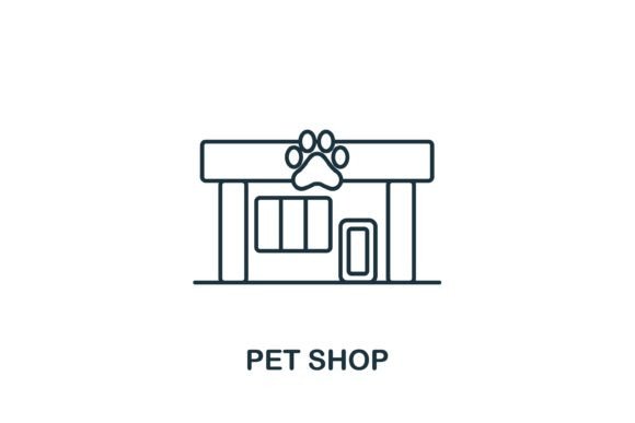 Pet Shop Icon: Graphics and Icons for Creative Projects