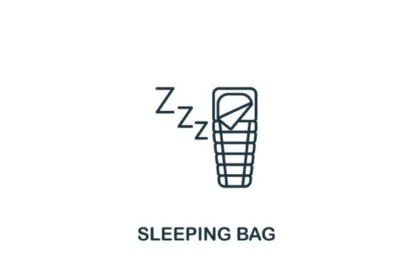 Sleeping Bag Icon: Graphics and Icons for Outdoor Design