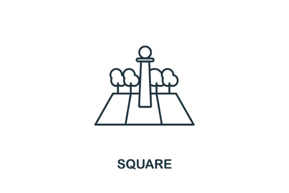 Square Icon Graphics and Icons