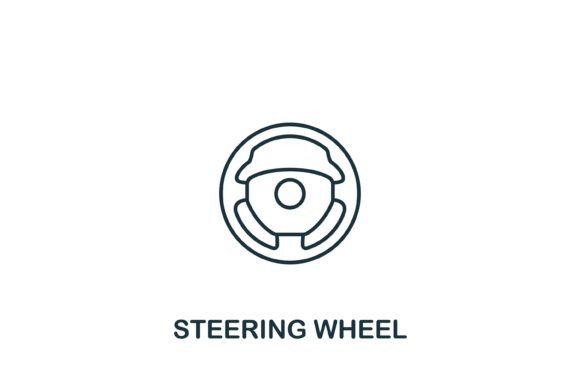 Steering Wheel Icon Graphics and Icons
