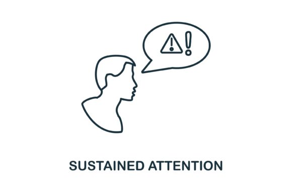 Sustained Attention Icon: Graphics and Icons for Real Projects