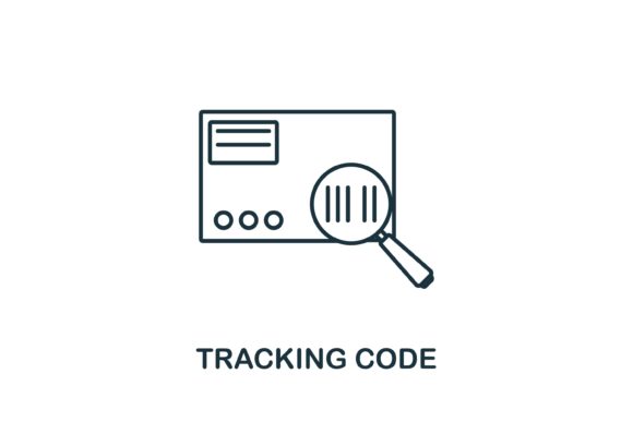 Tracking Code Icon: Graphics and Icons for Digital Sellers