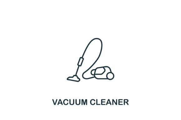 Vacuum Cleaner Icon: Graphics and Icons for Local Business Use