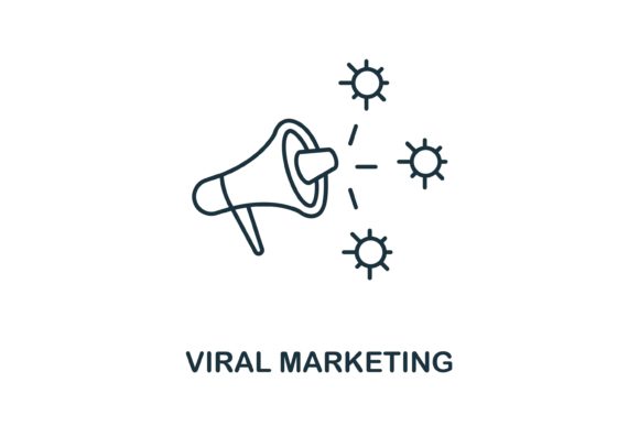 Viral Marketing Icon: Graphics and Icons for Branding